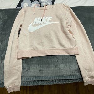 nike crop top hoodie
